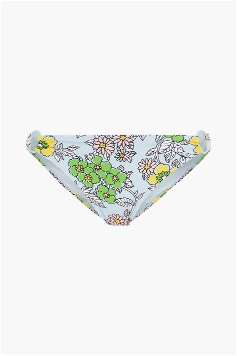 Tory Burch Floral Print Low Rise Bikini Briefs Sale Up To Off