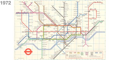 Bbc News Tube 150th Anniversary How The Underground Map Evolved