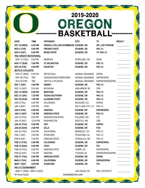 Oregon Ducks 2024 Football Schedule Released A Comprehensive Guide April 2024 Calendar Printable