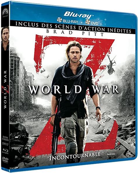 Amazonfr World War Z Combo Blu Ray Dvd Version Longue Inédite