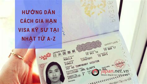 Hướng dẫn cách gia hạn visa kỹ sư tại Nhật từ A Z Japan net vn