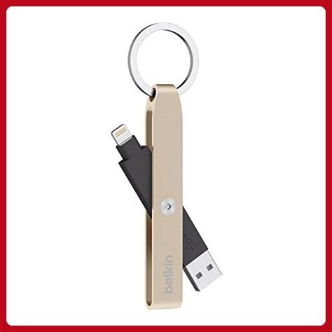 Belkin Mixit Lightning To Usb Keychain With 24 Amp Lightning