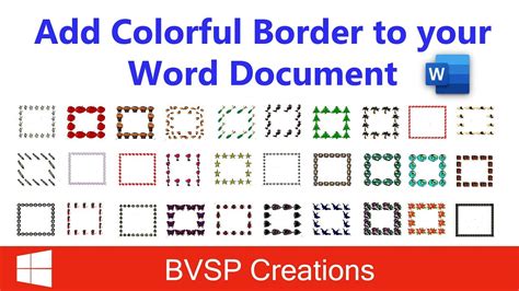 How To Add Border In Ms Word Add Color Border In Ms Word How To Put