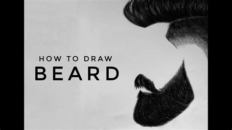 How To Draw Beard Step By Step Tutorial For Beginners Youtube
