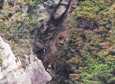Unexplained Mystery Of Giant Face Found Carved Into A Mountain On A