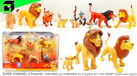 Action And Spielfiguren Spielzeug Disney The Lion King 10 Piece Classic Deluxe Figure Set Il5657914