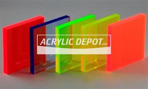 Fluorescent Cast Acrylic Sheet Acrylic Depot