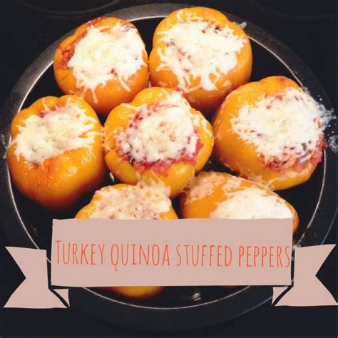 Turkey Quinoa Stuffed Peppers Working Mom Magic Stuffed Peppers