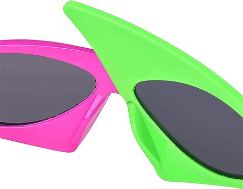 Buy Play Bling Novelty Party Sunglasses 80s Asymmetric Glasses Neon Glasses For Hip Hop Dance