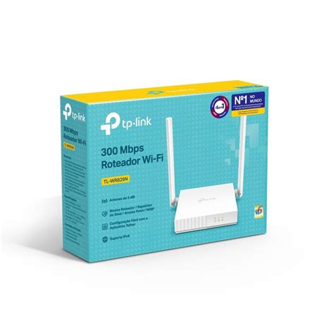 Roteador Wireless Tp Link Tl Wr829n Multimodo 300 Mbps 2 Antenas