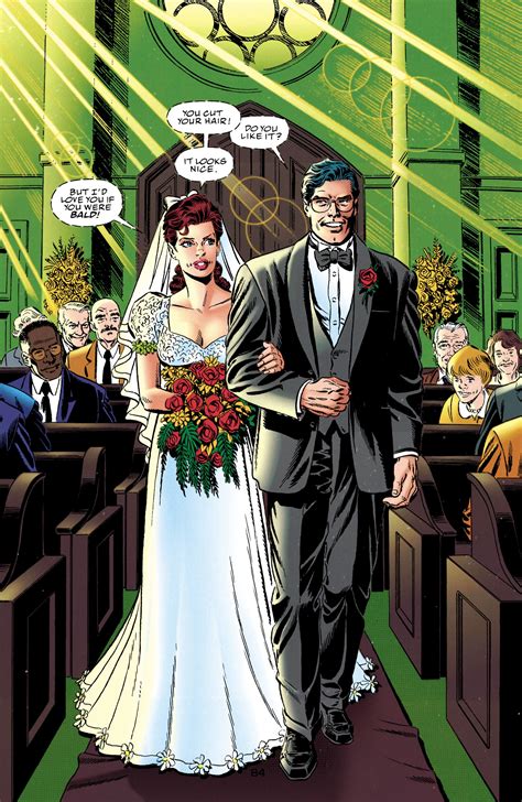 The Wedding Of Clark Kent And Lois Lane Superman And Lois Lane