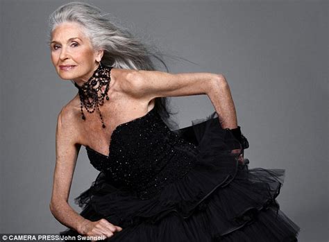 Daphne Selfe 83 The Worlds Oldest Supermodels Secret Is No Botox Daily Mail Online
