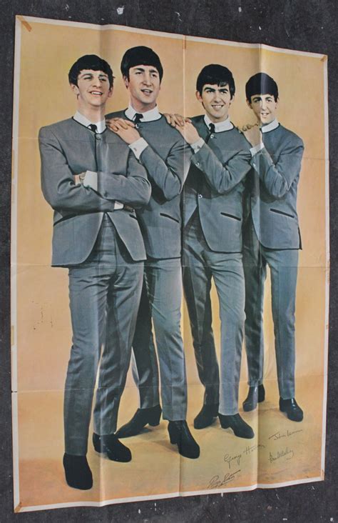 We sell the original 1967 psychodelic beatles poster set, which was created by richard avedon in 1967. BEATLES POSTER - very large original 1963 promotional poster of The Beatles measuring 55" x 39" a