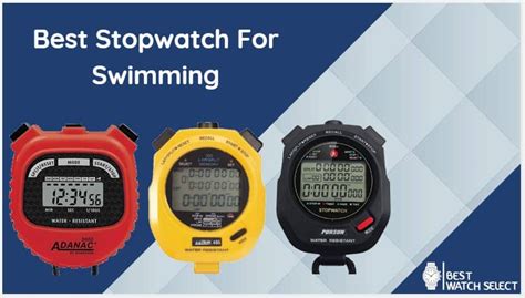 Best Stopwatch For Swimming Affordable 5 Picks Of 2020