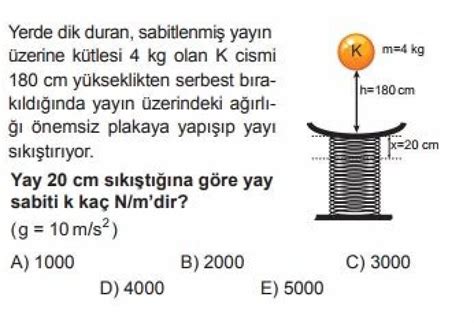 S N F Fizik Test Enerji Ve Hareket Test Z Dersyap