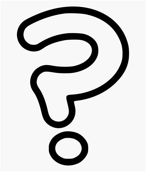 White Question Mark No Background