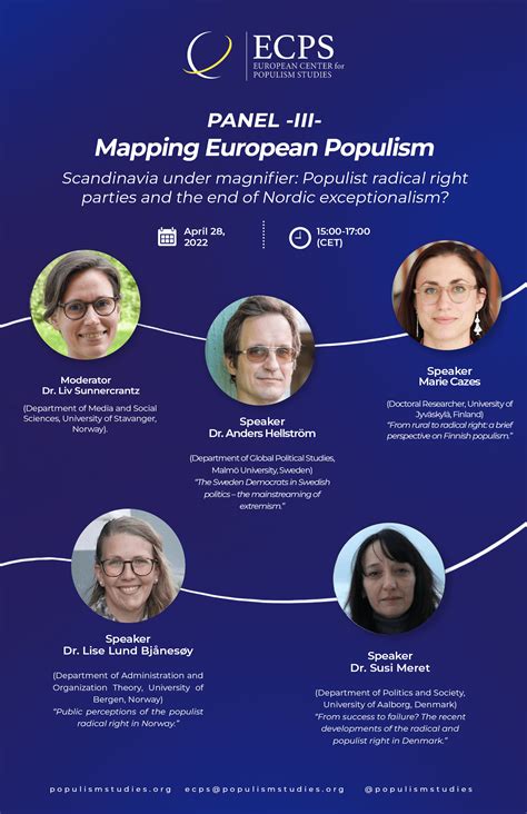 Mapping European Populism Panel 3 Scandinavia Under Magnifier