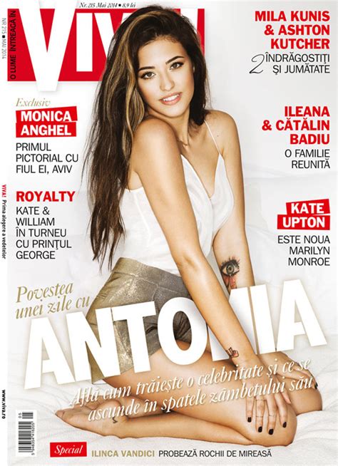 Revista VIVA Romania Poza Coperta Antonia Mai 2014 Blogul Cu