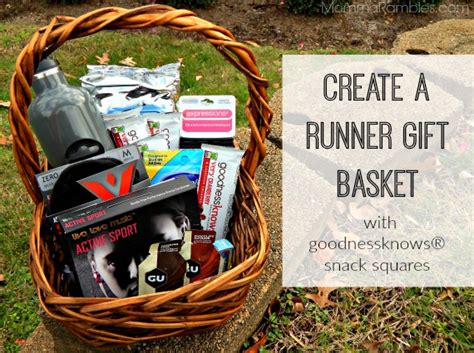 We've rounded up the best presents for runners under £10, £20, £30, £40 and more. Create a Runner Gift Basket with goodnessknows® snack ...