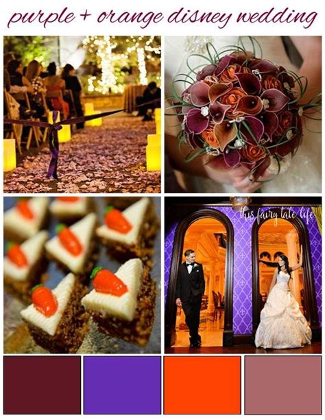 5 Festive Fall Wedding Palettes Disney Wedding Wedding Inspiration