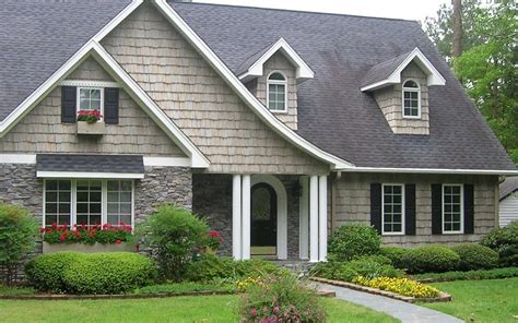 Wood shakes are different than wooden shingles, as they come from split logs. Cape Cod: Shake - Vinyl Siding Institute - VSI