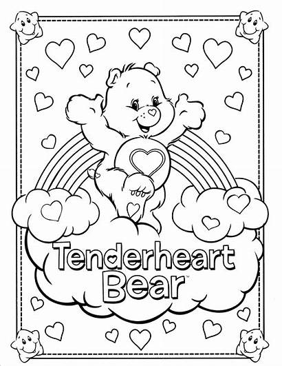 Coloring Bear Care Pages Bears Printable Sheets