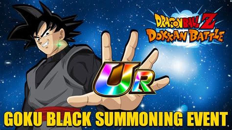Dragon Ball Z Dokkan Battle Goku Black Summoning Event Dokkan