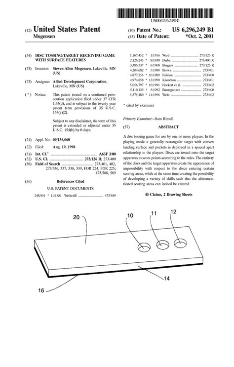 Us Patent Template