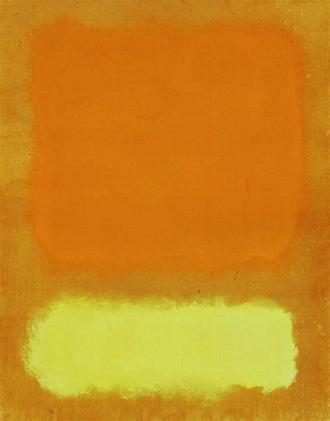Mark Rothko Untitled Yellow Orange Gold 1968 Rmuseum