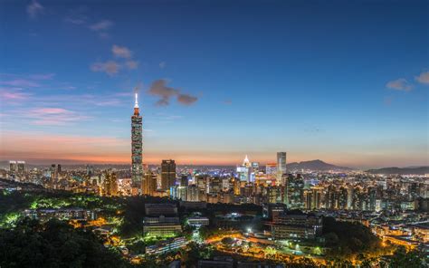 Gray High Rise Building Cityscape Landscape Taipei 101 Hd Wallpaper