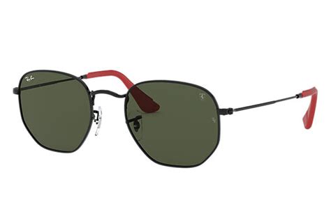 We offer a range of lens options to suit your vision, lifestyle and budget. Ray-Ban Rb3548nm Scuderia Ferrari Collection RB3548NM Black - Metal - Green Lenses ...
