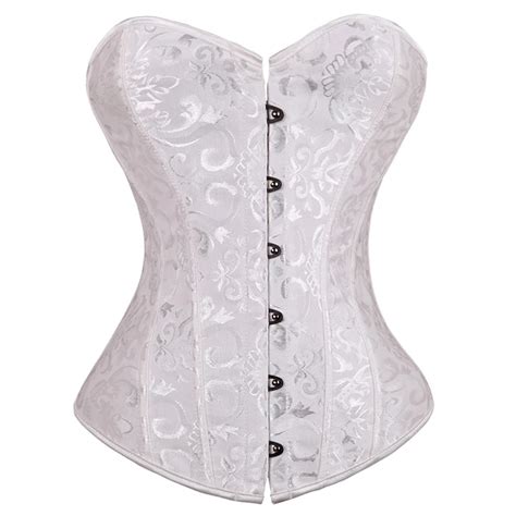 Florata Maiden Fashion Corsets And Bustiers Jacquard Waist Trainer Black
