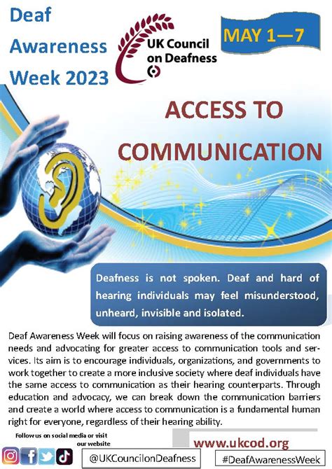 Deaf Awareness Week 2023 Hearing Link Services