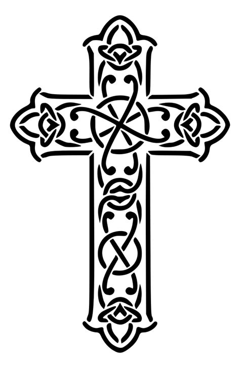 I picked up a couple of crosses and will show you some simple techniques how to draw them by free hand without ruler. OnlineLabels Clip Art - Celtic Cross 7 Optimized