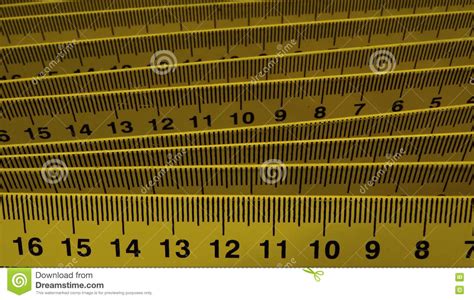 Measurement Equipment Accurate Measure Centimeter Rulers Closeup Stock