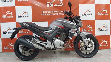 Honda Cb250 F Twister 2018 Prata Km Motos Sua Loja De Motos Seminovas