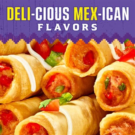 Delimex Chicken And Cheese Large Flour Taquitos Frozen Snacks 42 Ct Ralphs