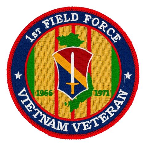 1st Field Force Vietnam Veteran Patch Flying Tigers Surplus