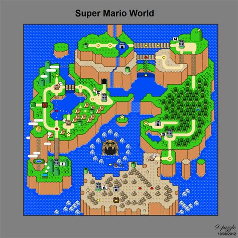 Super Mario World Complete Map