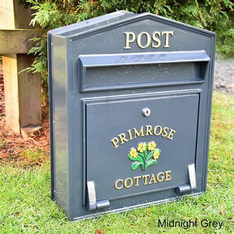 Regency Slimline Wall Mounted Post Box Made To Your Own Design Cast