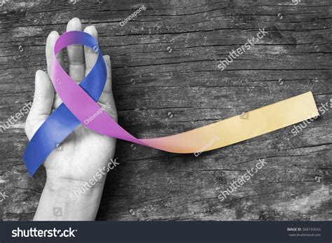 With over 120 different types of cancers, it's not always easy to figure out which cancer ribbon color represents each cancer.this can be especially frustrating if you're trying to put on an event and you can't figure out which ribbon color you need to put on your merchandise and advertisements. Bladder Cancer Awareness Marigold Blue Purple Stock Photo ...