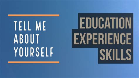 Check spelling or type a new query. "Tell Me About Yourself" - The Trickest Interview Question ...