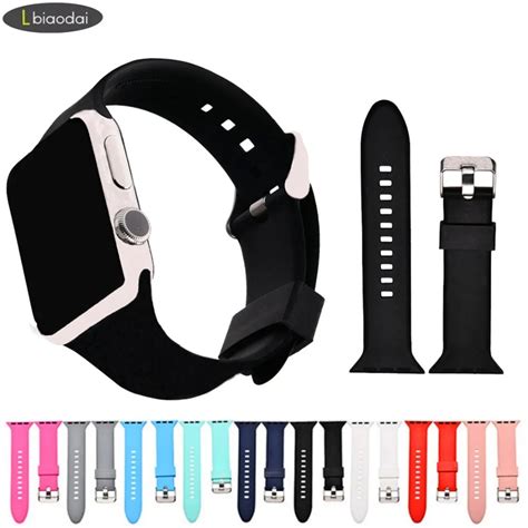 Silicone Strap For Apple Watch Band 42mm 38mm Iwatch 4 Band 44mm 40mm