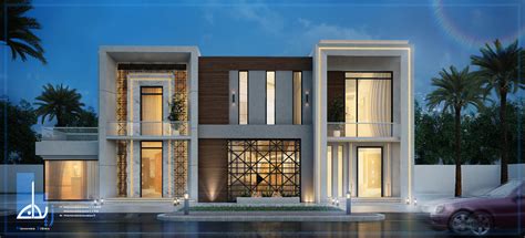 Your modern villa stock images are ready. Modern Villa Design & Visualizing - UAE on Behance