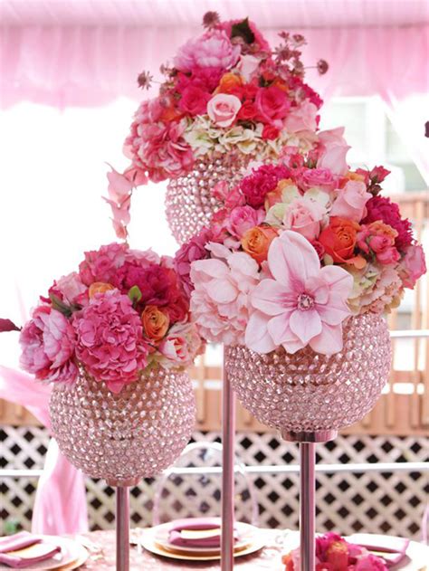 See more ideas about flower arrangements, arrangement, floral arrangements. Wedding Flower Centerpieces Using Pink Wedding Flowers ...