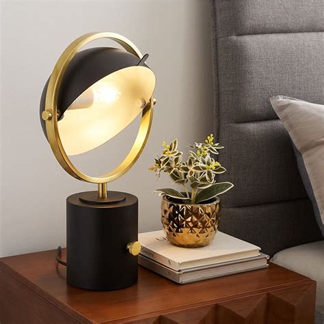 Nordic Modern Table Lamp Black Iron Table Lamps For Living Room Black