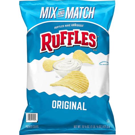Ruffles Mix Match Potato Chips Original Snacks Chips Dips