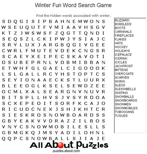 Word Search Games That You Can Print