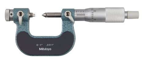 Mitutoyo Screw Thread Micrometer 0 1 With Anvil Set 126 800 126