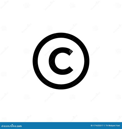Copyright Icon Vector Design Symbol Stock Vector Illustration Of Icon